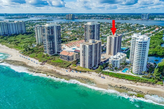 4200 N Ocean Dr Unit 2-202, Singer Island, FL 33404 - view of urban area featuring expansive beach