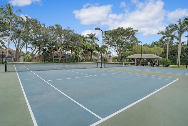 view of sport court with basketball court