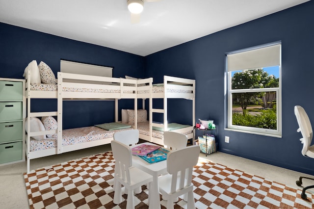 bedroom featuring carpet floors