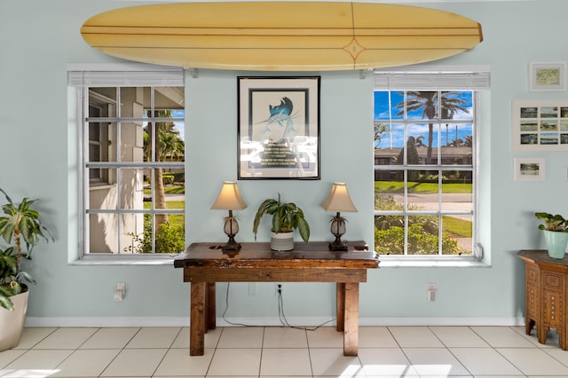 entryway featuring tile patterned floors