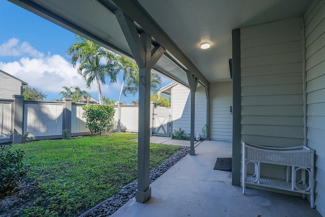 view of patio