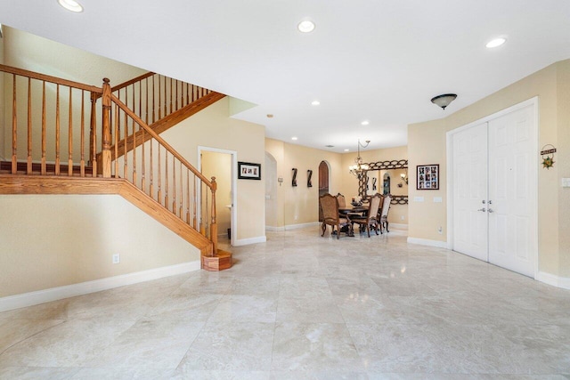 view of entrance foyer