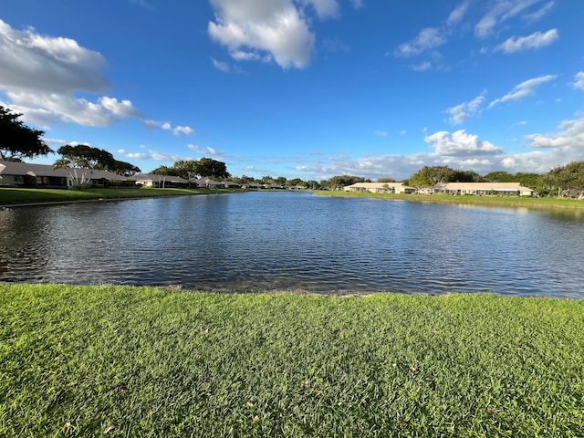 view of water feature