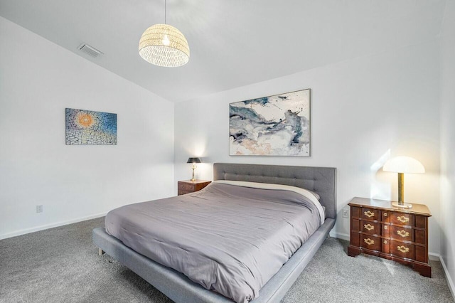 1643 Oak Berry Cir, Wellington, FL 33414 - carpeted bedroom with vaulted ceiling and baseboards