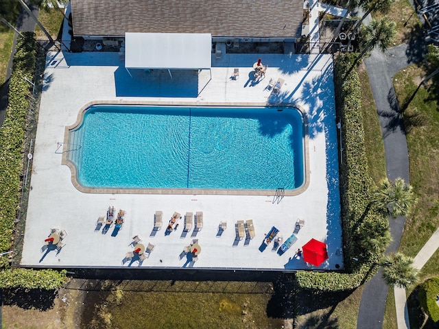 pool featuring a patio