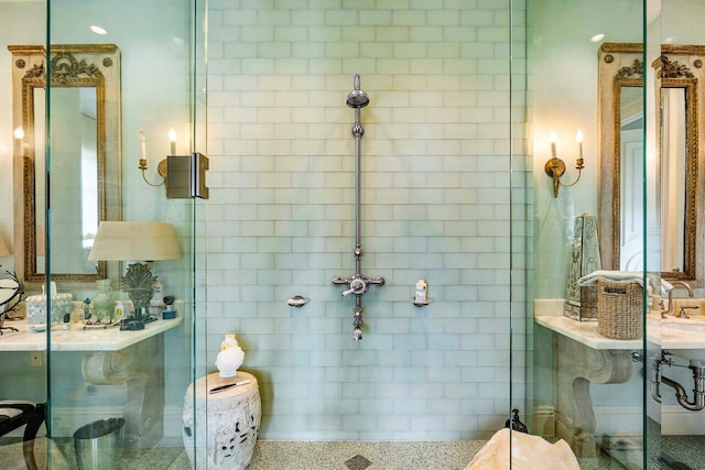 813 N Atlantic Dr, Lantana, FL 33462 - full bathroom featuring a shower stall