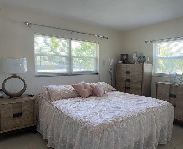 view of tiled bedroom