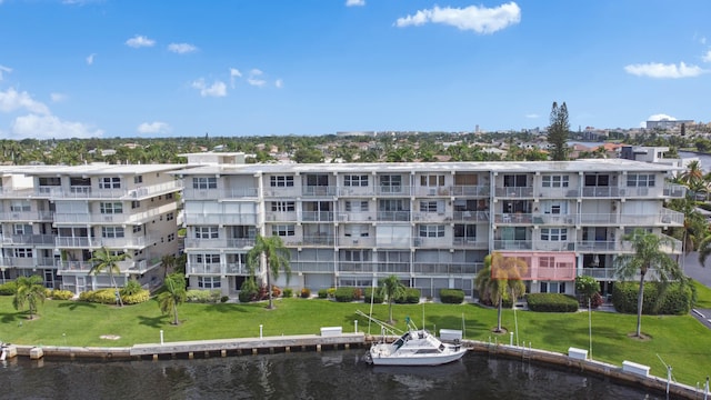 view of property featuring a water view