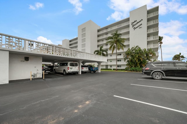 view of vehicle parking