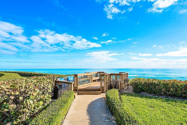 3400 S Ocean Blvd Unit 2Aii, Palm Beach, FL 33480 - surrounding community with a water view