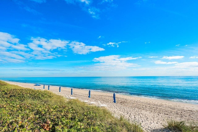 3400 S Ocean Blvd Unit 2Aii, Palm Beach, FL 33480 - water view featuring nearby beach