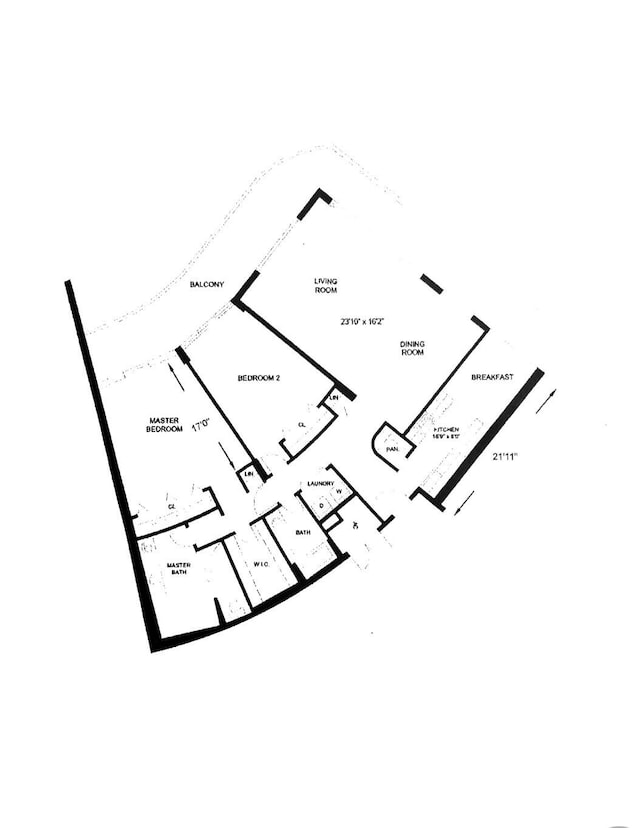 3400 S Ocean Blvd Unit 2Aii, Palm Beach, FL 33480 - property floor plan