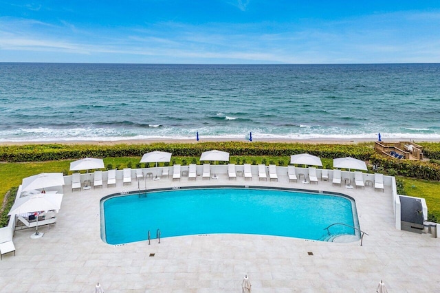 3400 S Ocean Blvd Unit 2Aii, Palm Beach, FL 33480 - community pool featuring view of water and beach