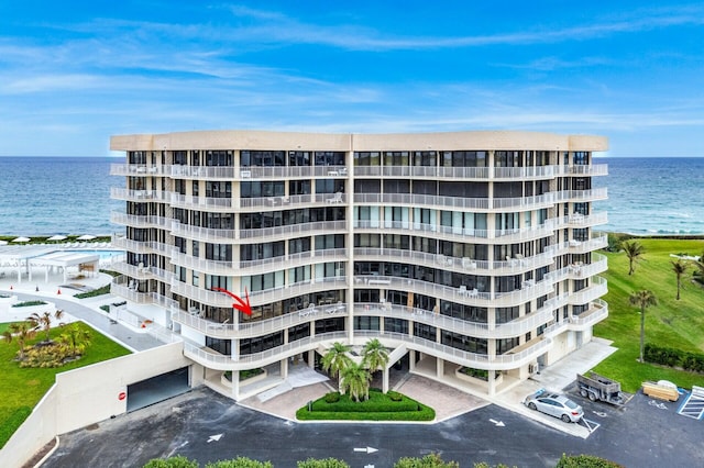 3400 S Ocean Blvd Unit 2Aii, Palm Beach, FL 33480 - view of apartment building / complex with a water view