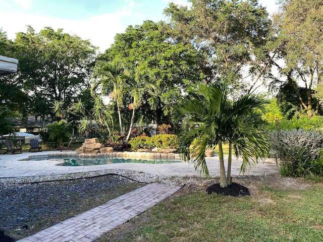 exterior space with a patio area