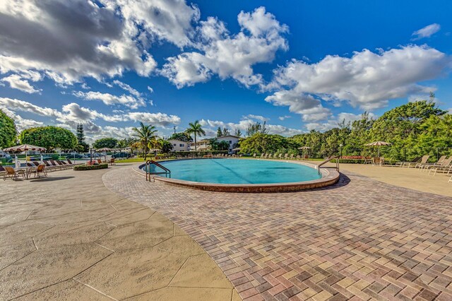 view of pool