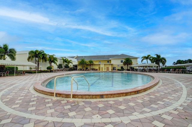 view of pool