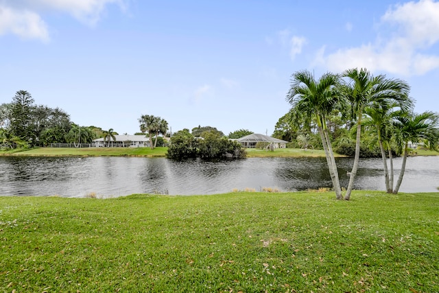 view of water feature