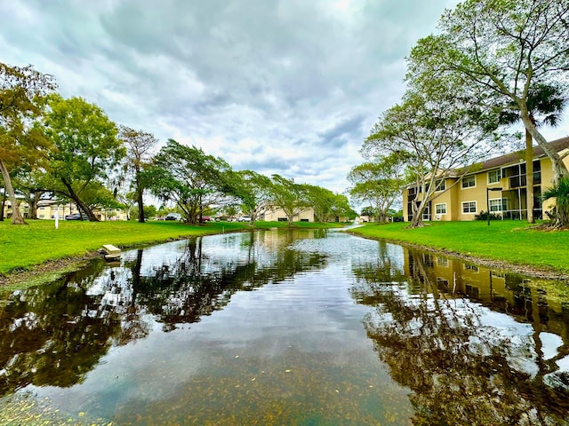 property view of water