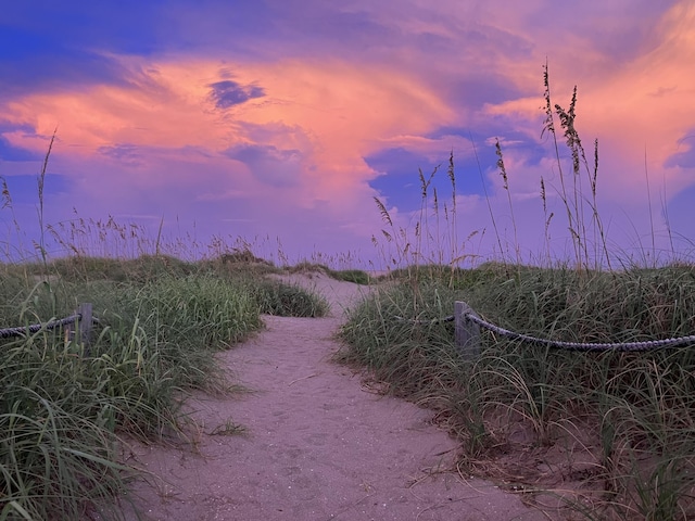 view of nature at dusk