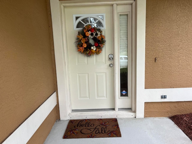 view of property entrance