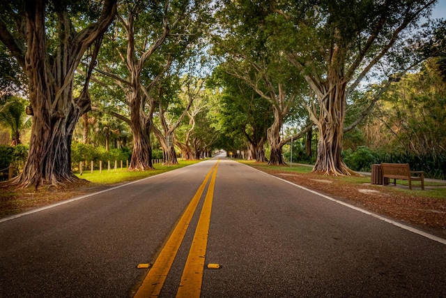 view of road