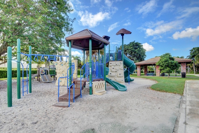 330 Cedar Key Cir, Atlantis, FL 33462 - community jungle gym with a gazebo