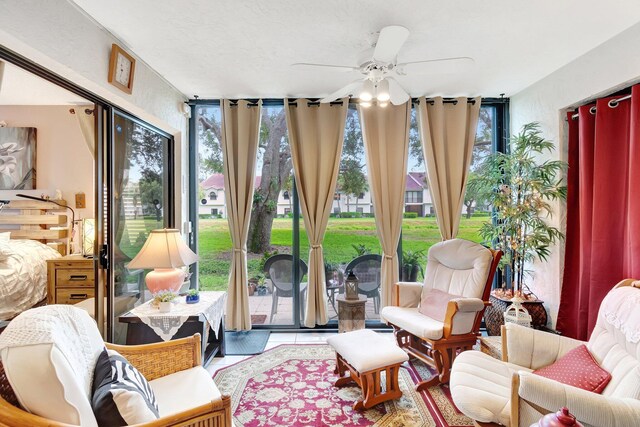 9668 Sills Dr Unit 101, Boynton Beach, FL 33437 - sunroom / solarium featuring plenty of natural light and a wall of windows
