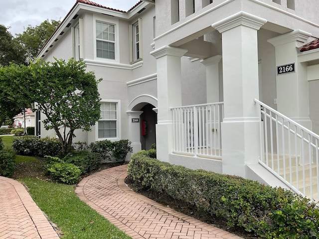 view of entrance to property