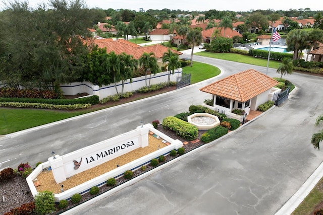 2843 SW Mariposa Cir, Palm City, FL 34990 - aerial perspective of suburban area