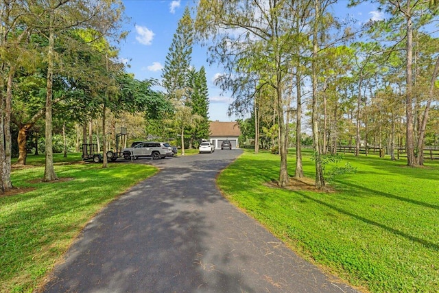 view of front of house with a front yard