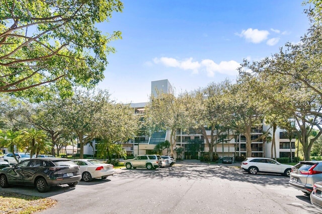 view of car parking