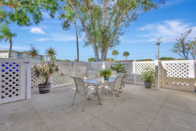 view of patio