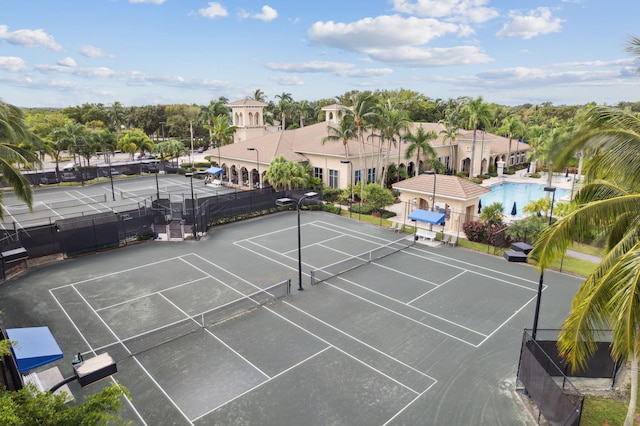 view of sport court