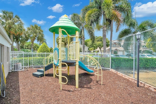 view of jungle gym