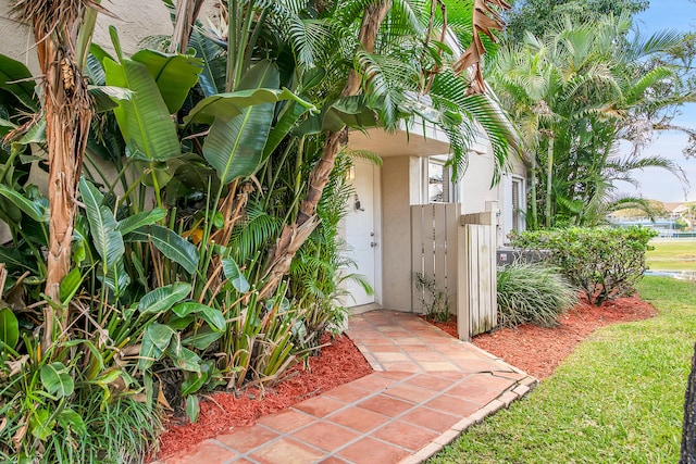 view of entrance to property