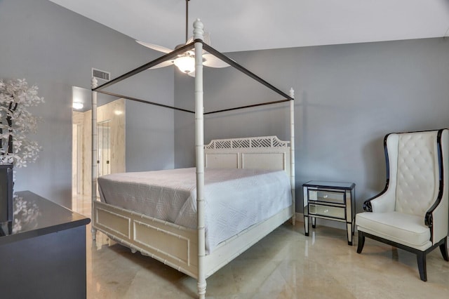 6136 SE Georgetown Pl, Hobe Sound, FL 33455 - bedroom featuring a ceiling fan