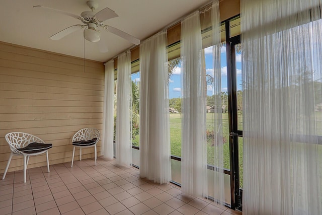 6136 SE Georgetown Pl, Hobe Sound, FL 33455 - sunroom / solarium with a ceiling fan