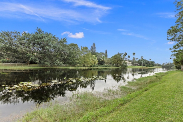 property view of water