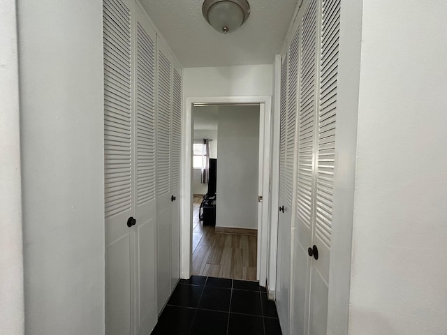 2522 Emory Dr E Unit I, West Palm Beach, FL 33415 - hall with dark tile patterned floors
