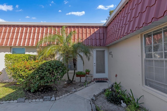 view of entrance to property