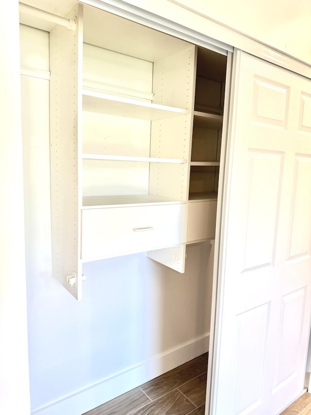 view of closet