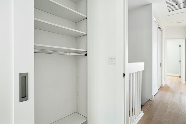 view of closet