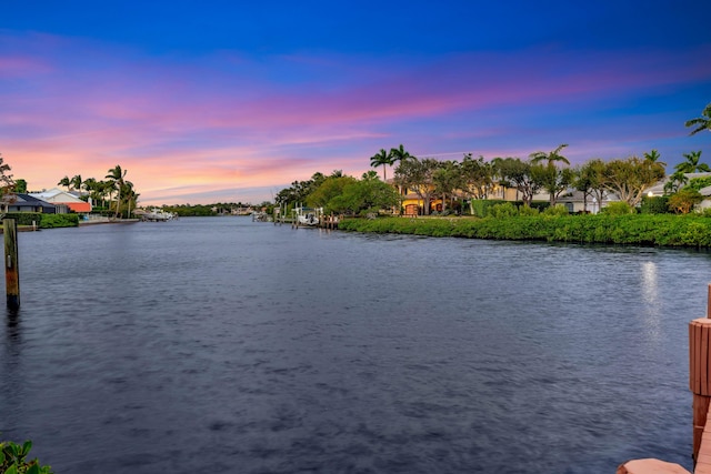 property view of water