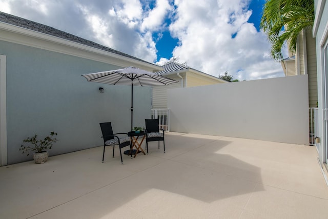 view of patio