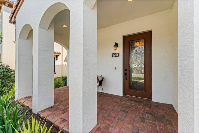 view of entrance to property