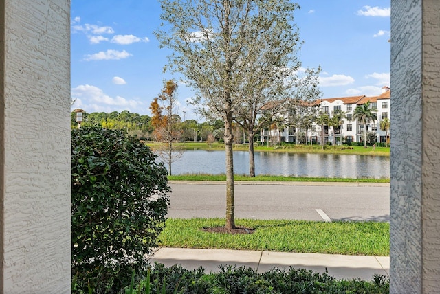 property view of water