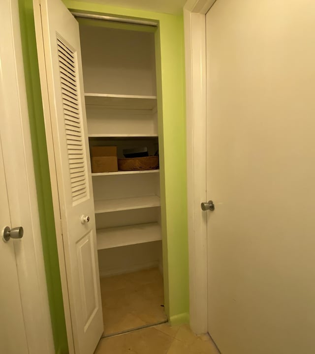 view of closet