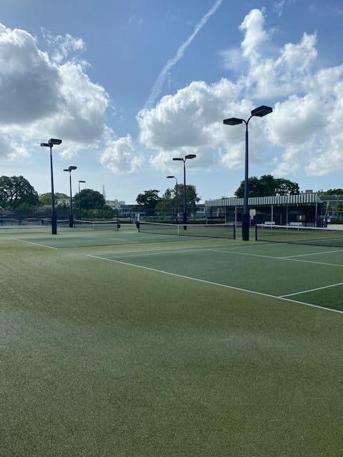 view of tennis court