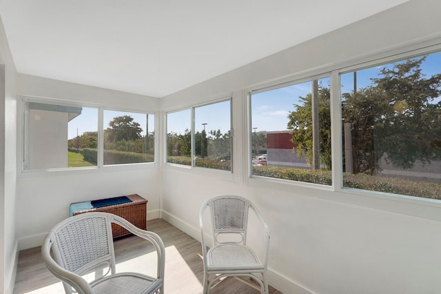 sunroom / solarium with plenty of natural light